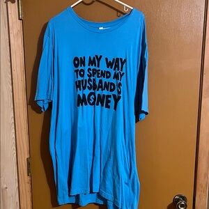 Blue Graphic Ladies tshirt